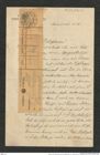 Nachlass Franz Steindachner, Brief und Aufgabeschein vonJ. Leidenrost an Franz Steindachner (24.12.1907), Inv.Nr. 295.01, Seite 1